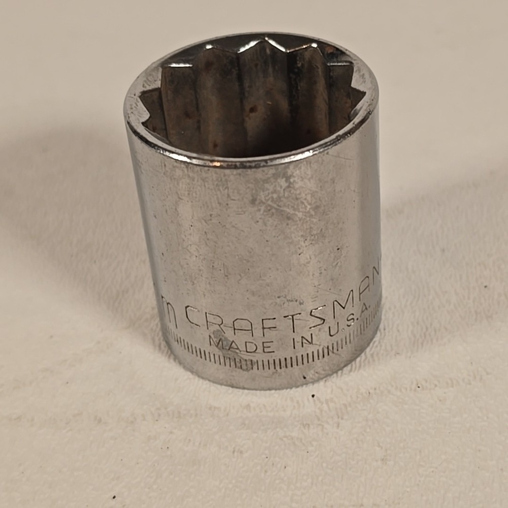 Vintage Craftsman 27mm Socket  1/2" Drive‎ 44243 USA